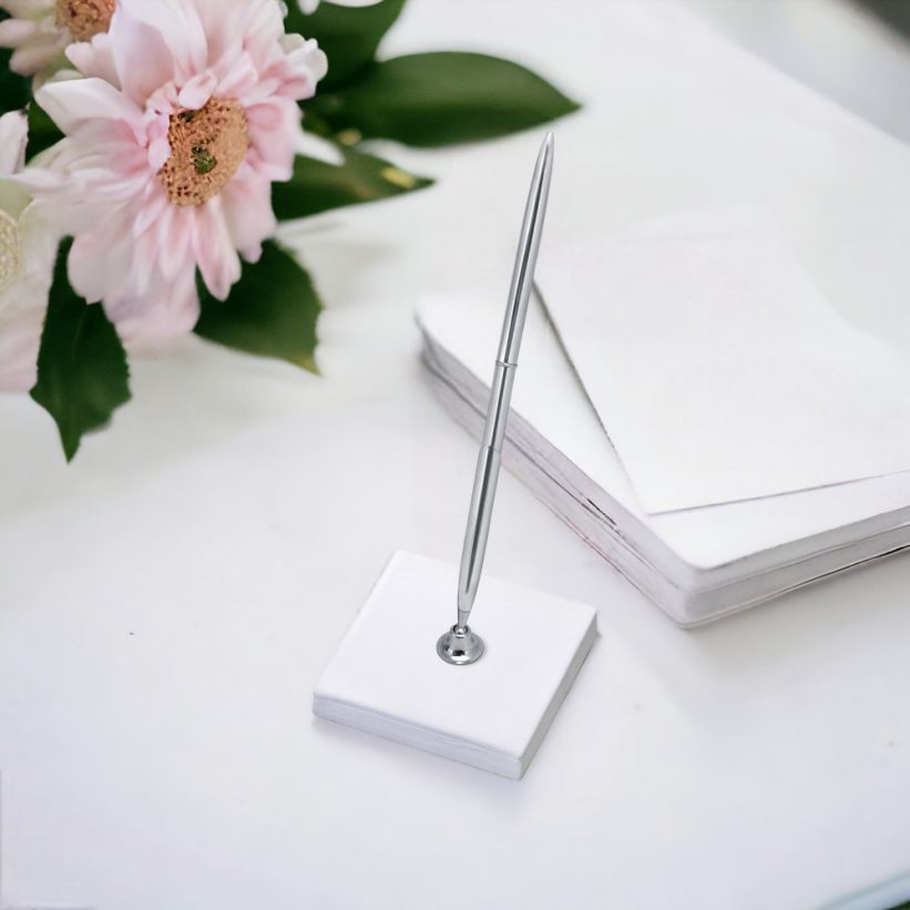 Pix Argintiu Elegant pentru Guest Book