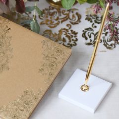 PIX AURIU ELEGANT PENTRU GUEST BOOK