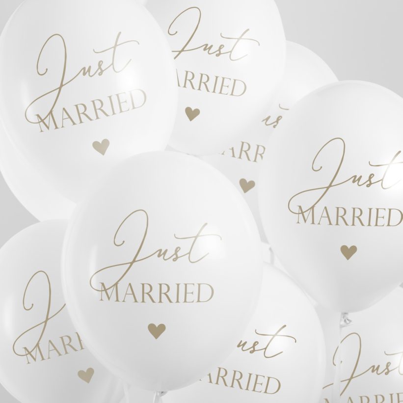 Set Baloane Just Married
