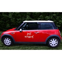 STICKERE MASINA JUST MARRIED