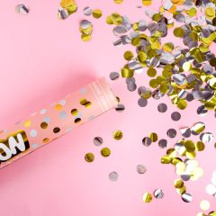 TUN CONFETTI ARGINTIU CU AURIU TUN CONFETTI ARGINTIU CU AURIU