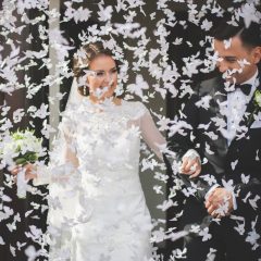TUN CONFETTI FLUTURI ALBI