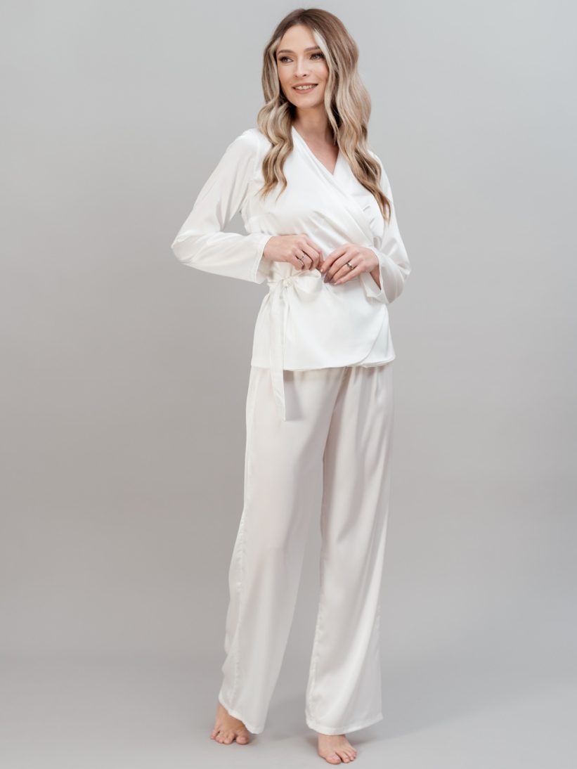 PIJAMA ALBA SATIN MIREASA ELLA