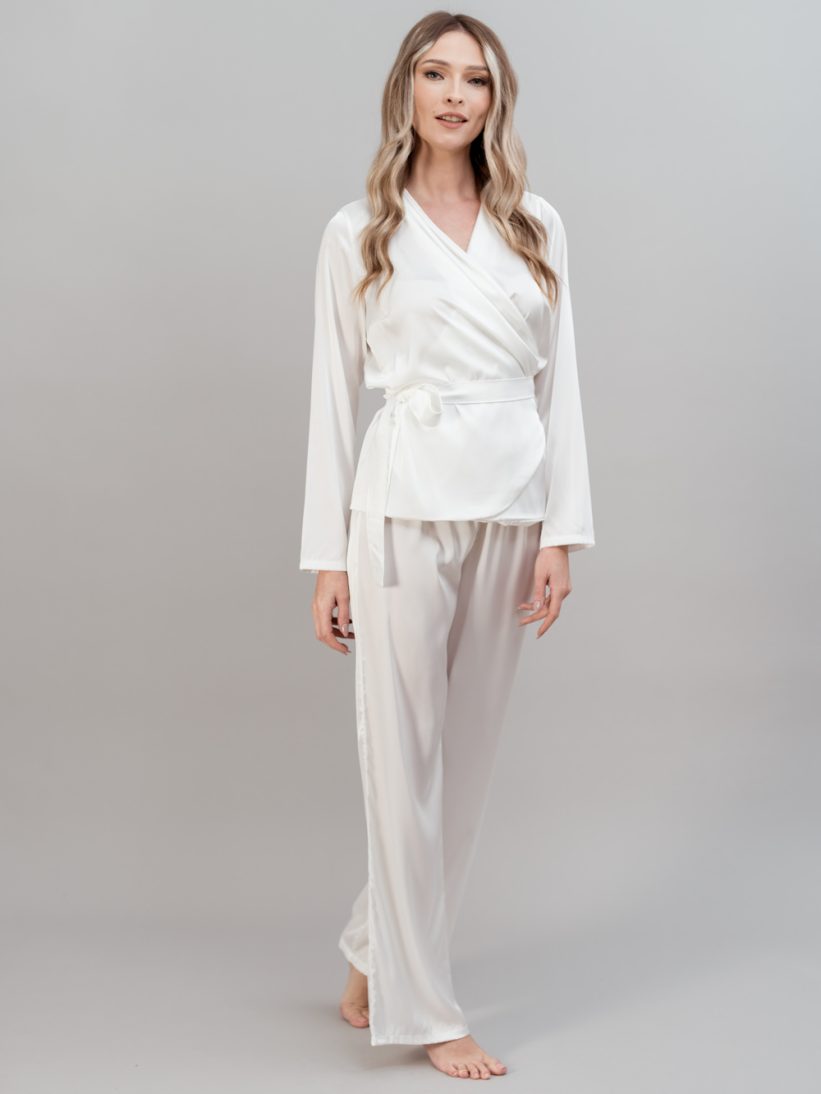 PIJAMA ALBA SATIN MIREASA ELLA
