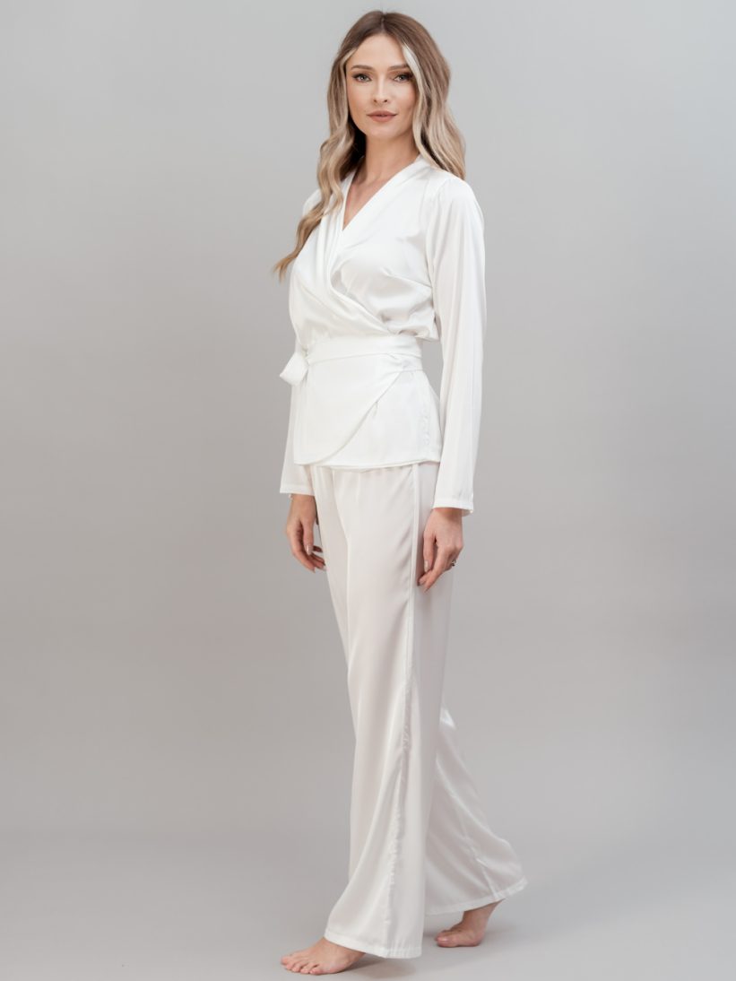 PIJAMA ALBA SATIN MIREASA ELLA