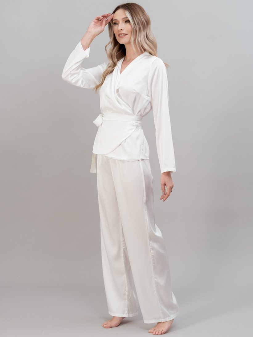 PIJAMA ALBA SATIN MIREASA ELLA