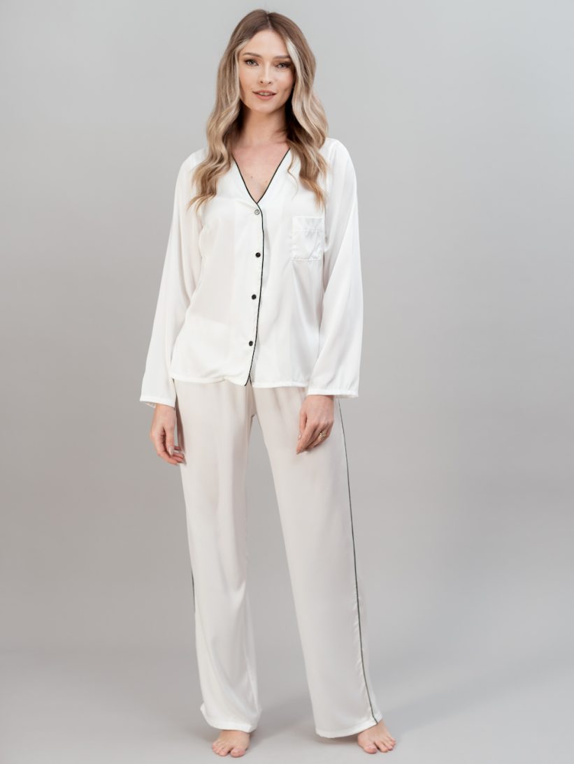 PIJAMA ALBA SATIN MIREASA TINA