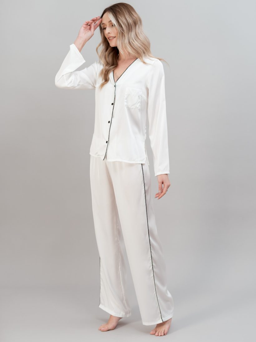 PIJAMA ALBA SATIN MIREASA TINA