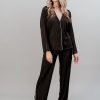 PIJAMA NEAGRA SATIN ZOE