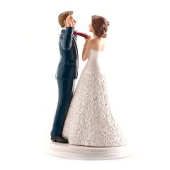 PAREJA DE BODA MANOS ARRIBA CM