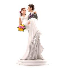 PAREJA DE BODA MUJER EN BRAZOS CM