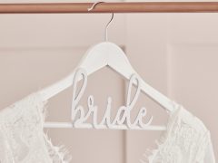 UMERAS BRIDE LEMN ALB DREPTUNGHIULAR