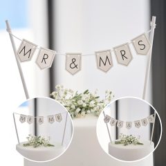 TOPPER TORT GHIRLANDA ALBA