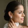 Cercei Mireasă Dainty Crystals ER