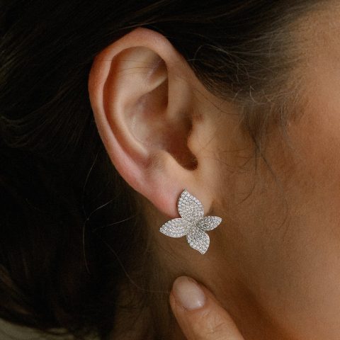 Cercei Mireasă Dainty Crystals ER