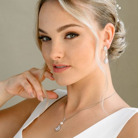 Set Bijuterii Mireasă Cuore Infinito JS