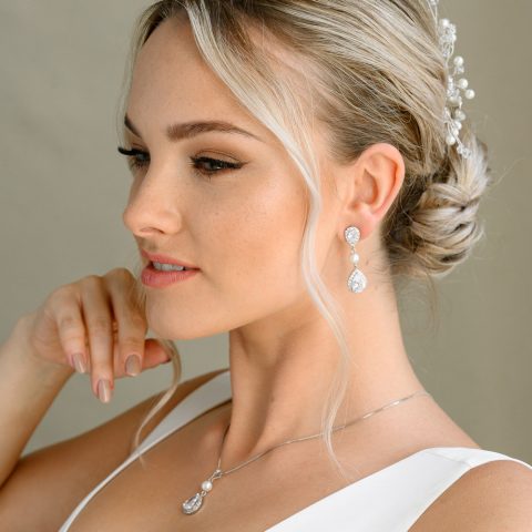 Set Bijuterii Mireasă Cuore Infinito JS