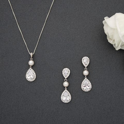 Set Bijuterii Mireasă Cuore Infinito JS