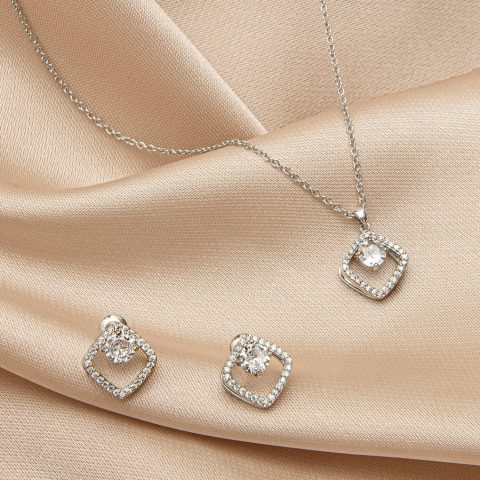 Set Bijuterii Mireasă Eco del Cuore NS