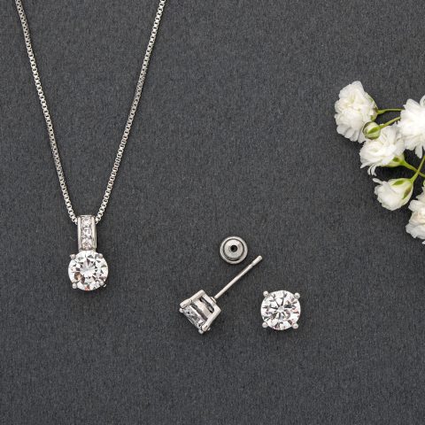 Set Bijuterii Mireasă Incanto di Cristallo JS