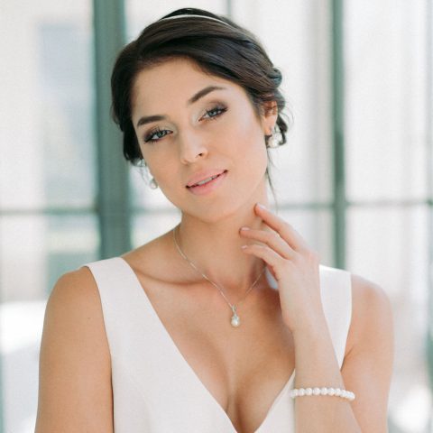 Set Bijuterii Mireasă Incanto di Perle N A