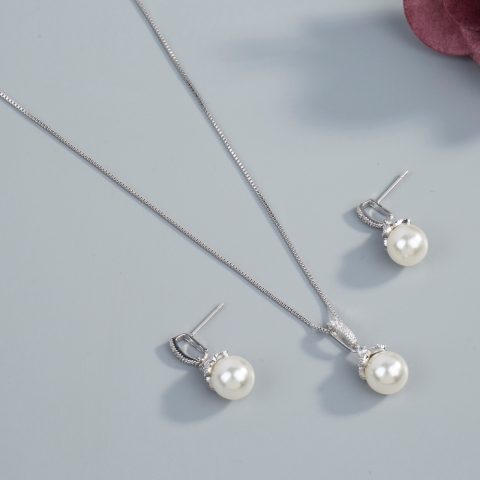 Set Bijuterii Mireasă Incanto di Perle N A