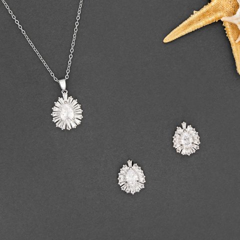 Set Bijuterii Mireasă Principessa di Luce NS JT