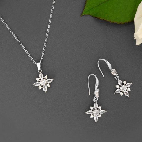 Set Bijuterii Mireasă Stelle Dorate NS JT