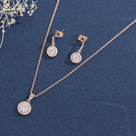 Set Bijuterii Mireasă Trame di Amore Rose Gold DZRG
