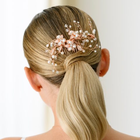 Accesoriu Păr Mireasă Belle de Jour Rose Gold HCRG