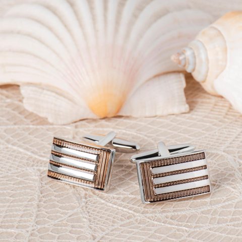 Butoni Cămașă Supreme Elegance Coffee GWP