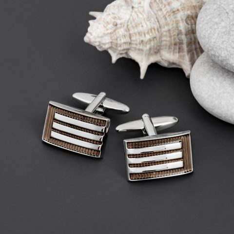 Butoni Cămașă Supreme Elegance Coffee GWP