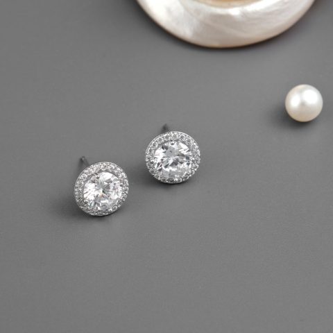 Cercei Mireasă Bacio del Mattino Silver ER