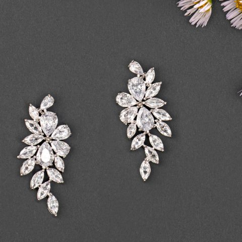 Cercei Mireasă Gioiello Prezioso Silver ERS