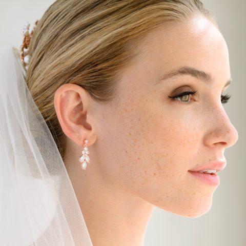 Cercei Mireasă Notte Stellata Rose Gold ERRG () Cercei Mireasă Notte Stellata Rose Gold ERRG ()