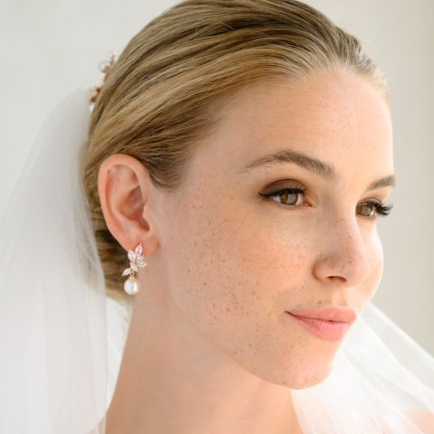 Cercei Mireasă Perla Nascosta Rose Gold ERRG