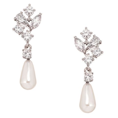 Cercei Mireasă Perla del Mediterraneo Silver ERS