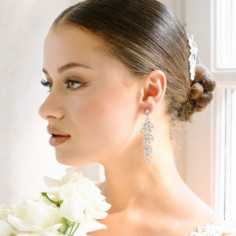 Cercei Mireasă Sinfonia di Cristalli Silver ERS