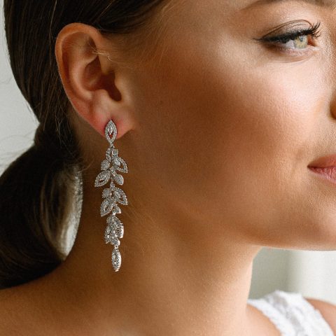 Cercei Mireasă Sinfonia di Cristalli Silver ERS