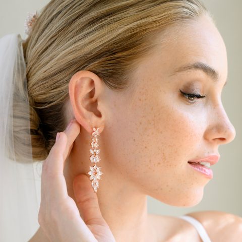 Cercei Mireasă Volo d’Angelo Rose Gold ERRG