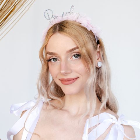 BENTITA BRIDE CU TULLE ROZ