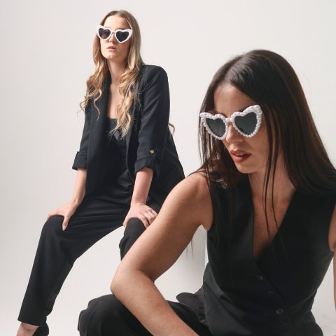 OCHELARI INIMIOARE ALBI CU PERLE