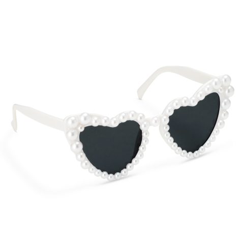 OCHELARI INIMIOARE ALBI CU PERLE