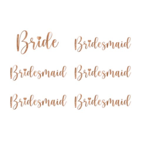 SET STICKERE PAHARE BRIDE & BRIDESMAID