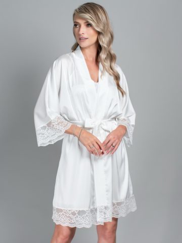 HALAT DE MIREASA CU DANTELA MEREDITH ()