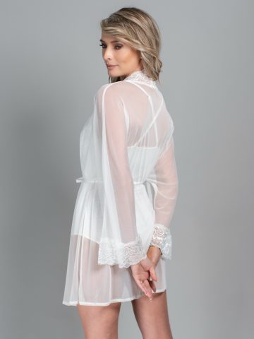 HALAT MIREASA TULLE SI DANTELA DARIA ()