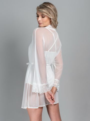 HALAT MIREASA TULLE SI DANTELA DARIA ()