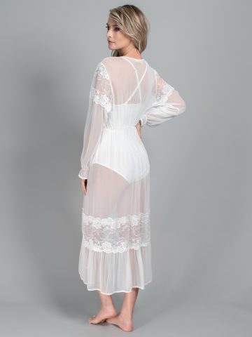 HALAT MIREASA TULLE SI DANTELA ELISE ()