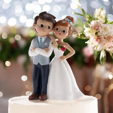 Figurină Tort Nuntă „Zâmbetul Nostru” Figurină Tort Nuntă "Zâmbetul Nostru"