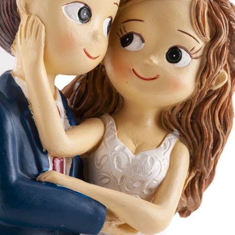 PAREJA DE BODA CARICIA EN LA CARA CM